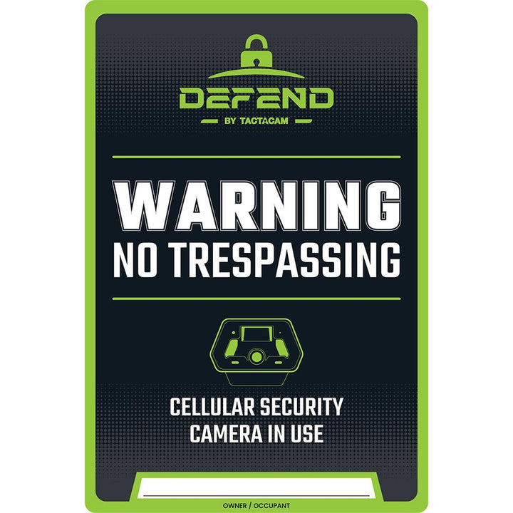 Tactacam No Trespassing Sign Pack 3ct 9x13 in Durable Plastic High Visibility - POWER FIT SHOP — Powering Preparedness, Health &amp; Home