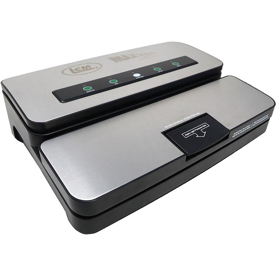 LEM MaxVac 250 Vacuum Sealer Stainless Steel Durable Reliable Food Storage - POWER FIT SHOP — Powering Preparedness, Health &amp; Home