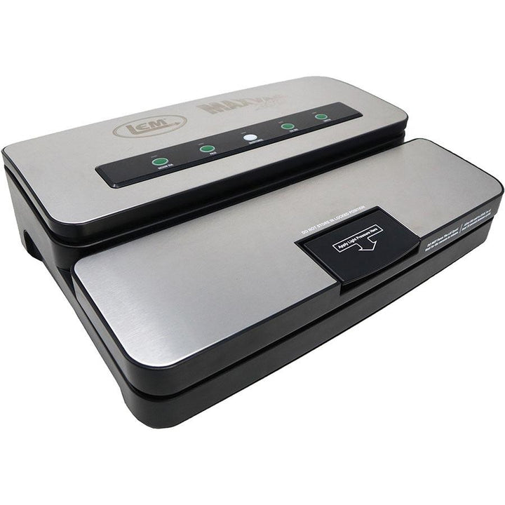LEM MaxVac 250 Vacuum Sealer Stainless Steel Durable Reliable Food Storage - POWER FIT SHOP — Powering Preparedness, Health &amp; Home