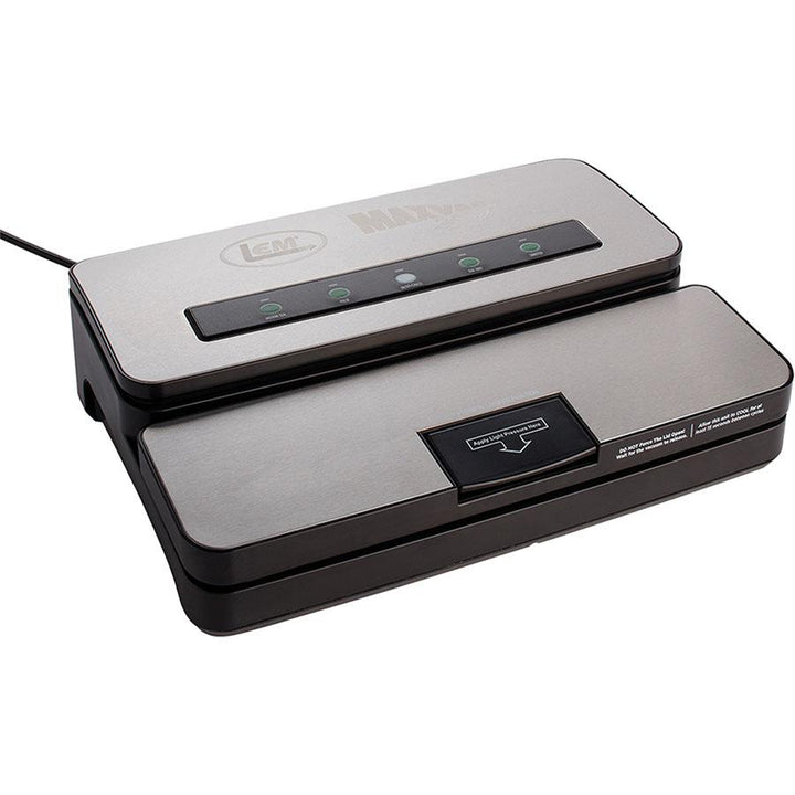 LEM MaxVac 250 Vacuum Sealer Stainless Steel Durable Reliable Food Storage - POWER FIT SHOP — Powering Preparedness, Health &amp; Home