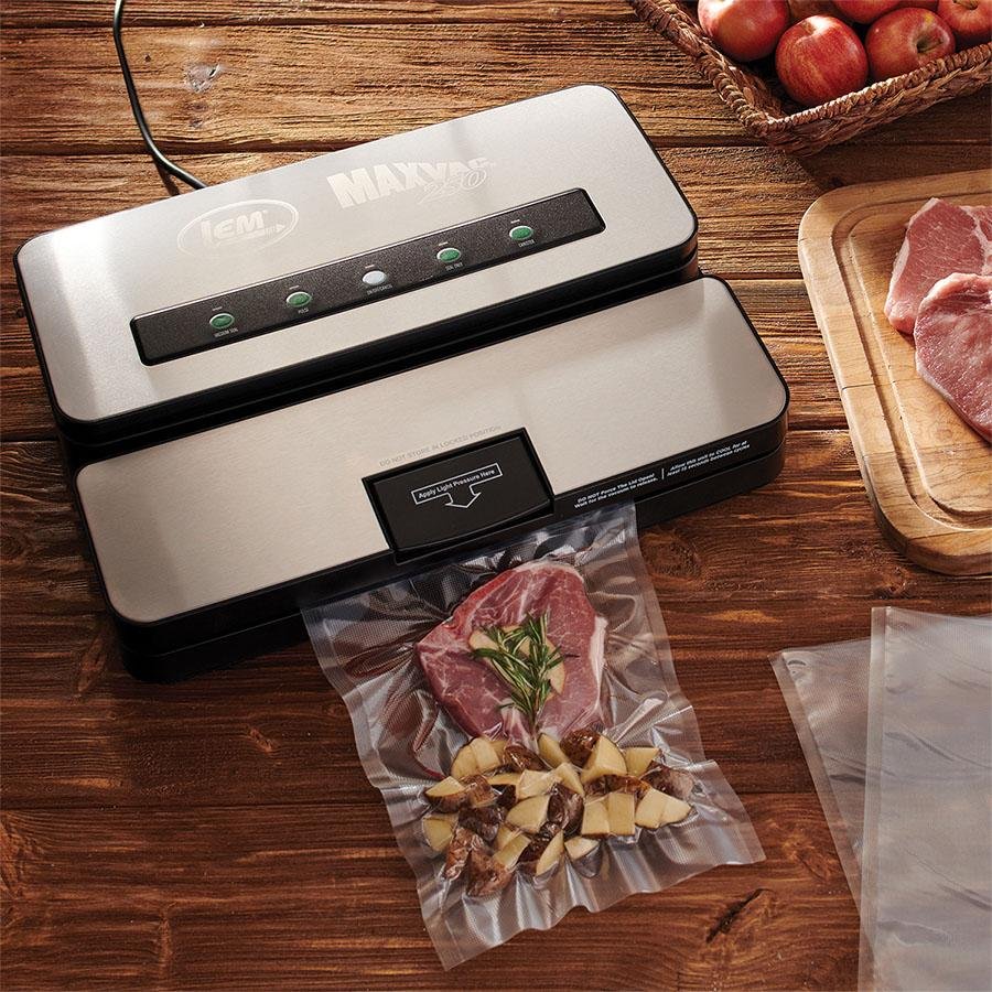 LEM MaxVac 250 Vacuum Sealer Stainless Steel Durable Reliable Food Storage - POWER FIT SHOP — Powering Preparedness, Health &amp; Home