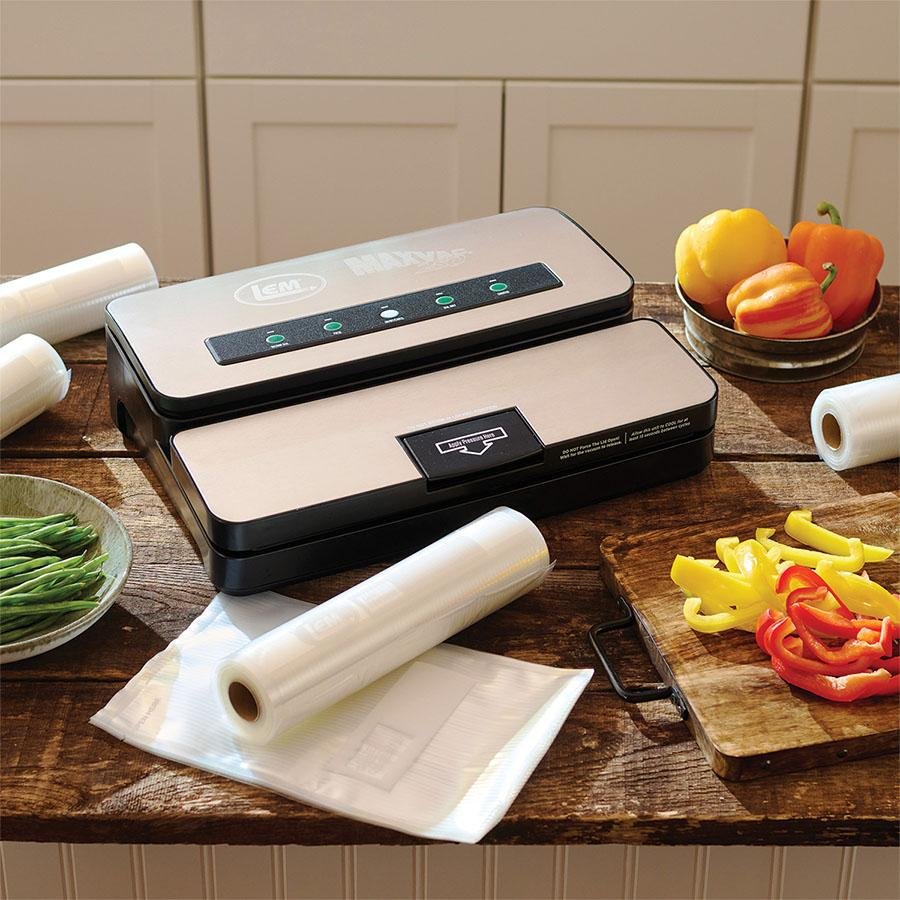 LEM MaxVac 250 Vacuum Sealer Stainless Steel Durable Reliable Food Storage - POWER FIT SHOP — Powering Preparedness, Health &amp; Home
