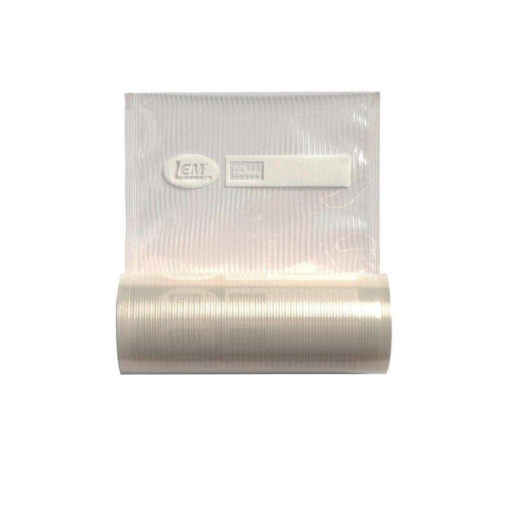 Chattanooga LEM MaxVac vacuum sealer rolls 8x20 inches, durable reusable food storage material, ideal for custom sealing.