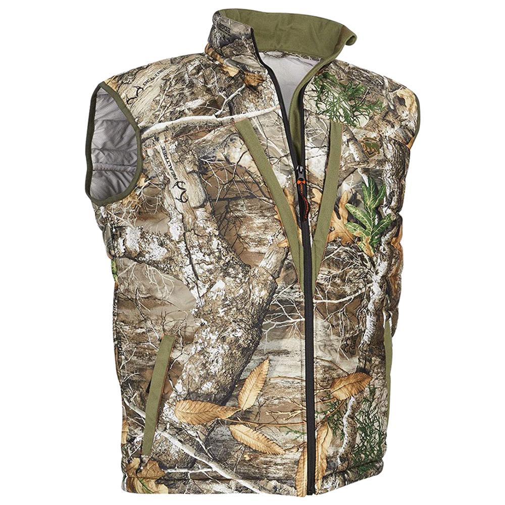 Chattanooga ArcticShield Heat Echo Loft vest in Realtree Edge, XLG, lightweight warm outerwear for outdoor activities.