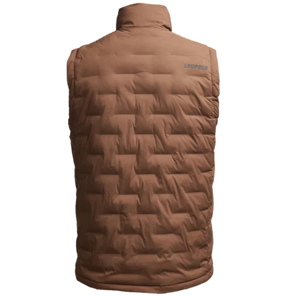 Chattanooga Leupold Arcus insulated vest in tobacco color, 2XL, lightweight and warm performance apparel for outdoor activities.