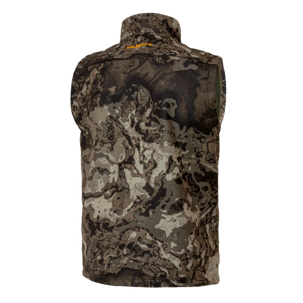 Chattanooga Muddy TRX Softshell Vest in Veil Canyon Grey, 3XL, windproof and water-resistant outdoor vest with a sleek softshell design.