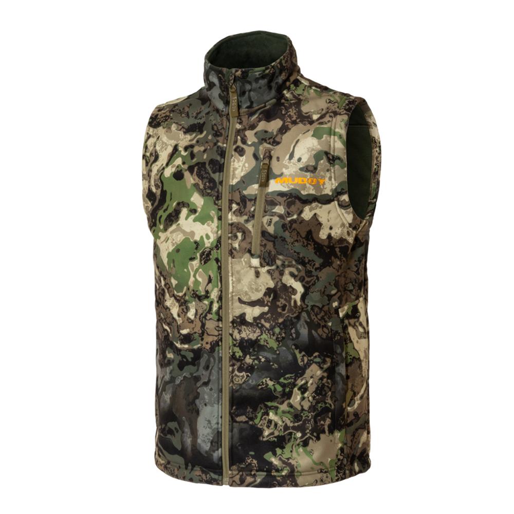Chattanooga Muddy TRX Softshell Vest Veil Canyon Hybrid in medium, lightweight outdoor vest with softshell fabric for protection and comfort.