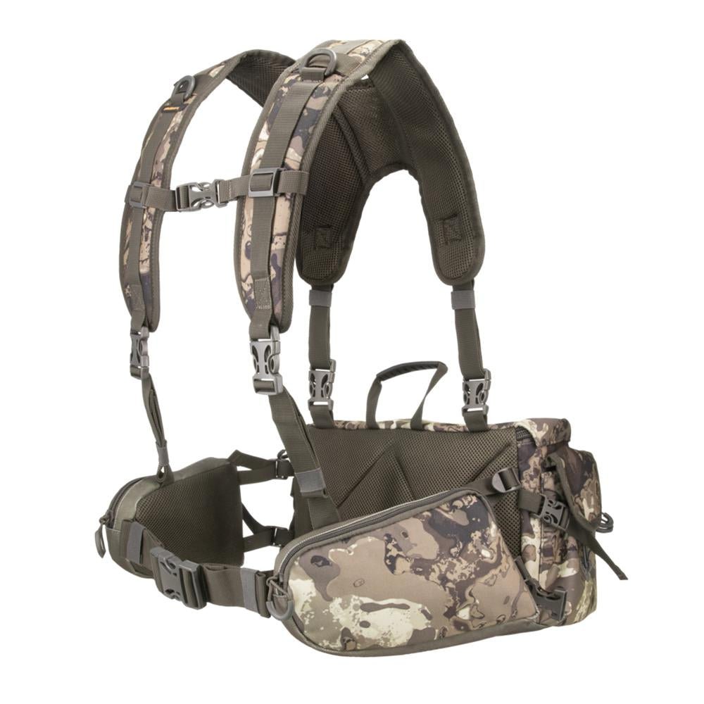 Chattanooga Muddy Pro Lumbar 500 Pack waist pack in Veil Canyon Grey, lightweight outdoor backpack with multiple compartments.