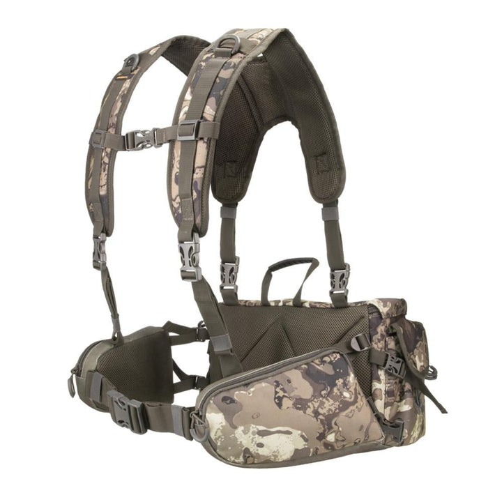 Chattanooga Muddy Pro Lumbar 500 Pack waist pack in Veil Canyon Grey, lightweight outdoor backpack with multiple compartments.