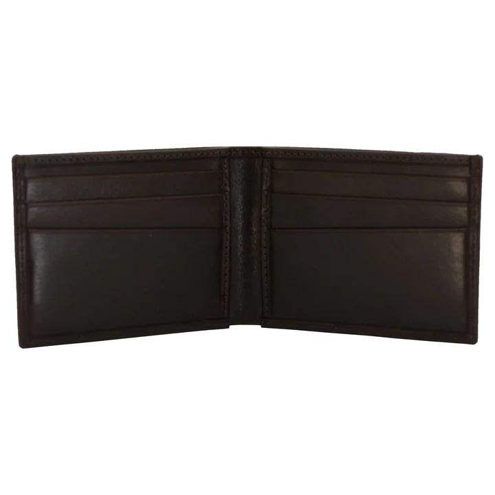Rugged Rare Front Pocket Wallet Brown Slim Durable Leather Money Card Holder - POWER FIT SHOP — Powering Preparedness, Health &amp; Home