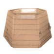 Chattanooga Higdon Blind H Frame Panel Waterfowl Blind with dirt-colored outdoor cover, durable materials for hunting camouflage