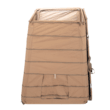 Chattanooga Higdon Blind H Frame Panel Blind with dirt outdoor cover, durable waterfowl blind for hunting and outdoor concealment