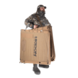 Chattanooga Higdon H Frame Panel Blind for waterfowl hunting with dirt durable outdoor cover and gear in outdoor setting