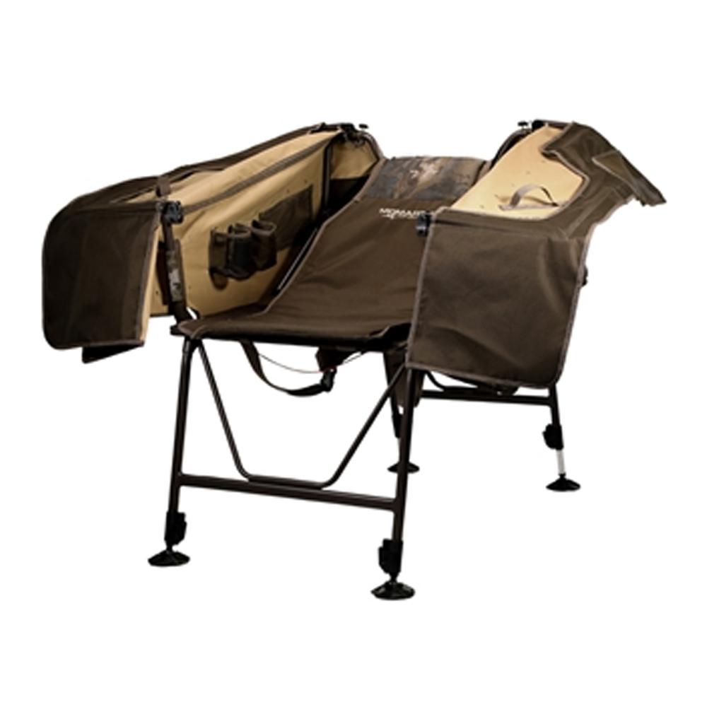 Chattanooga MOmarsh InvisiMan Waterfowl Blind in Optifade Marsh camouflage, durable outdoor concealment gear for hunting.