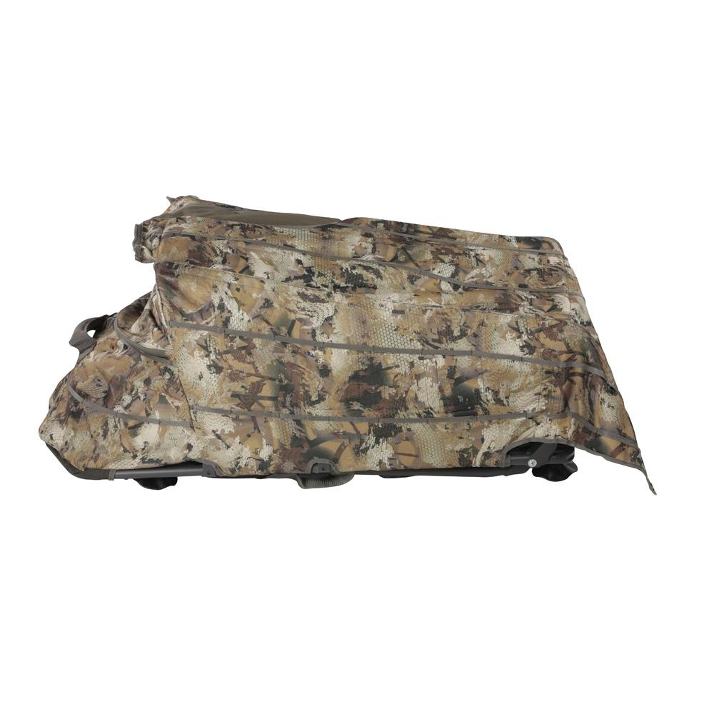 Chattanooga MOmarsh InvisiMan waterfowl blind in Optifade Marsh camo, durable outdoor concealment gear for hunting.