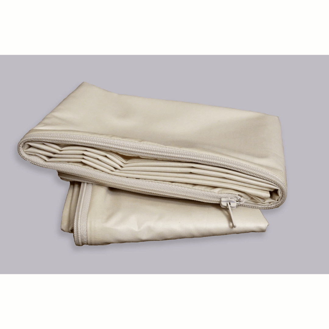 Crescent Moon king size dust mite pillow cover made of durable protective fabric, 20x36 inches, designed to shield pillows from dust mites.