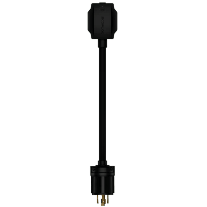EcoFlow AC generator charging adapter, 1.6 ft length, used for efficient power connection and charging of EcoFlow generators.