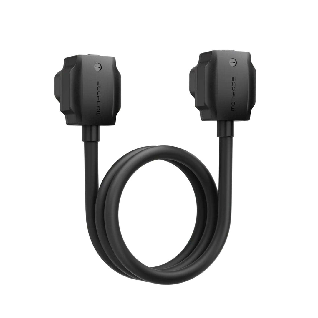 EcoFlow AC generator charging adapter with power input-output cable kit for EcoFlow portable power stations.