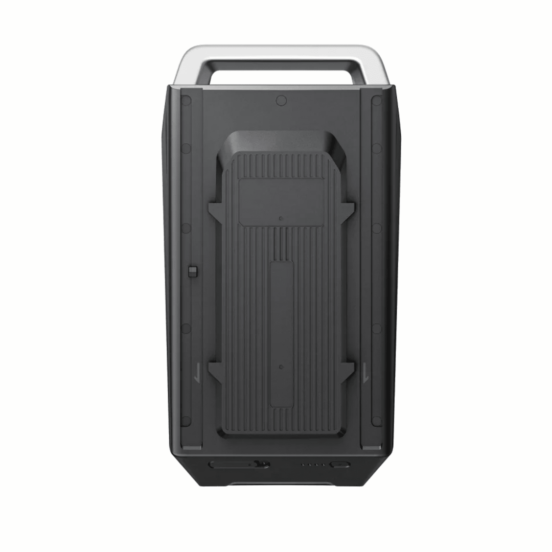 EcoFlow WAVE 3 Add-On Battery for extended portable power, showcasing a compact, long-lasting battery unit with handle for easy transport.