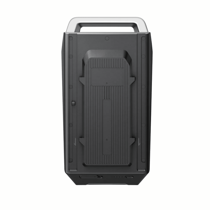 EcoFlow WAVE 3 Add-On Battery for extended portable power, showcasing a compact, long-lasting battery unit with handle for easy transport.