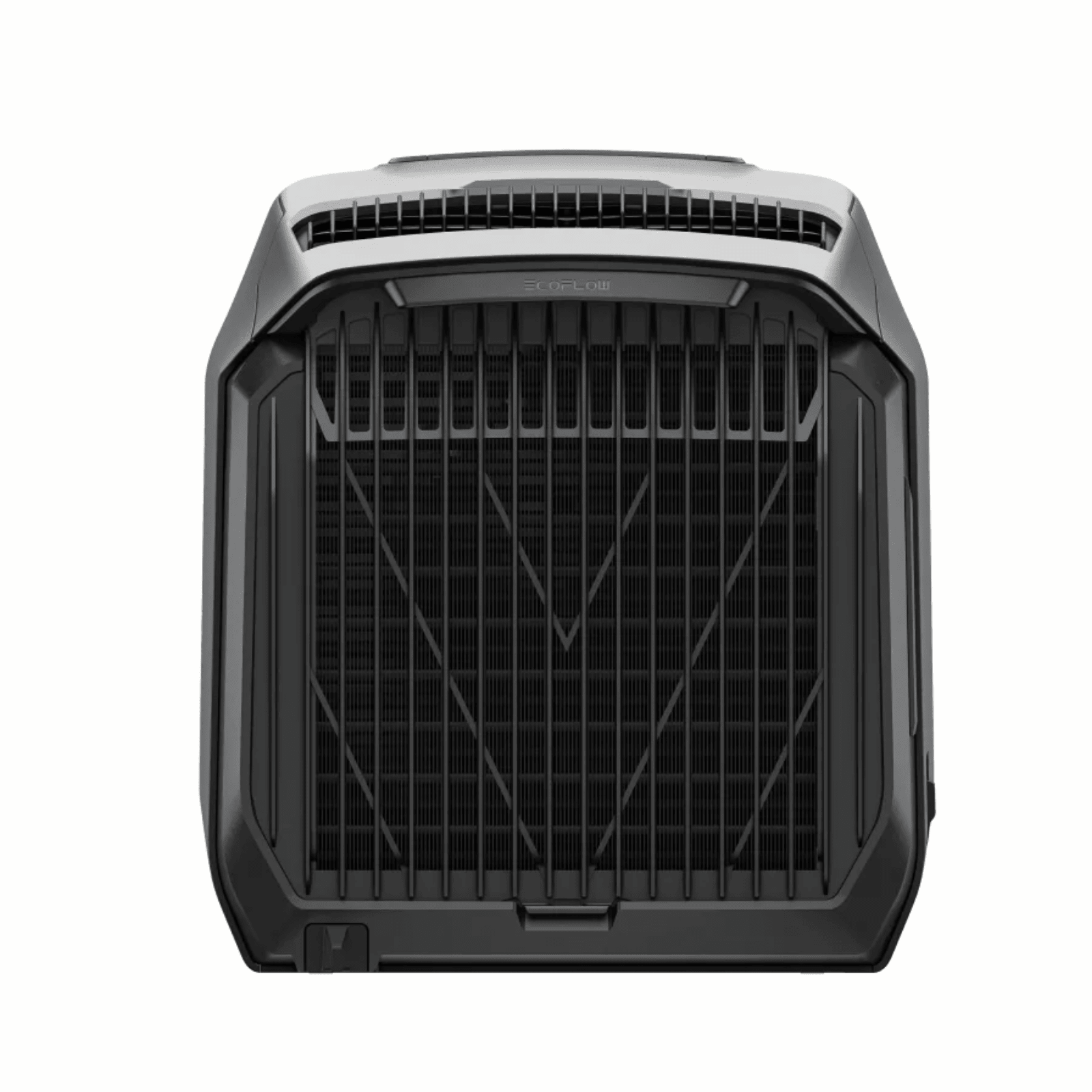 EcoFlow WAVE 3 portable air conditioner with sleek design, showing vents and control panel for fast cooling and energy efficiency.