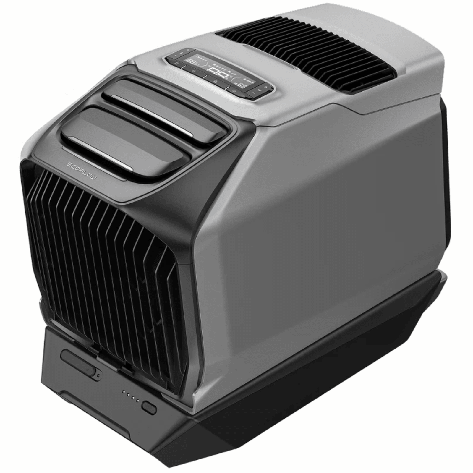 EcoFlow WAVE 3 portable air conditioner unit with sleek design, showcasing fast cooling and energy-efficient features.