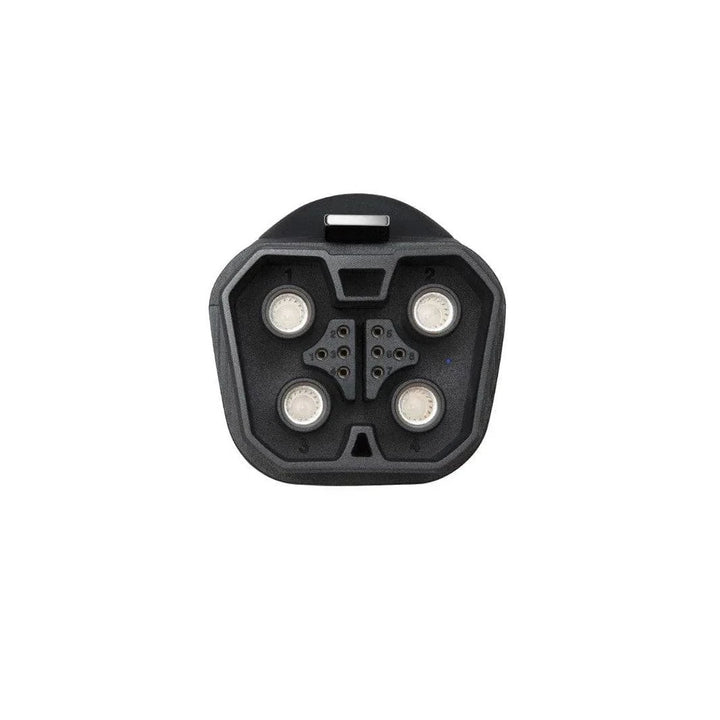 EcoFlow DELTA Pro extra battery connection cable, 2.5 ft, for power connection, showing the black cable with connectors.