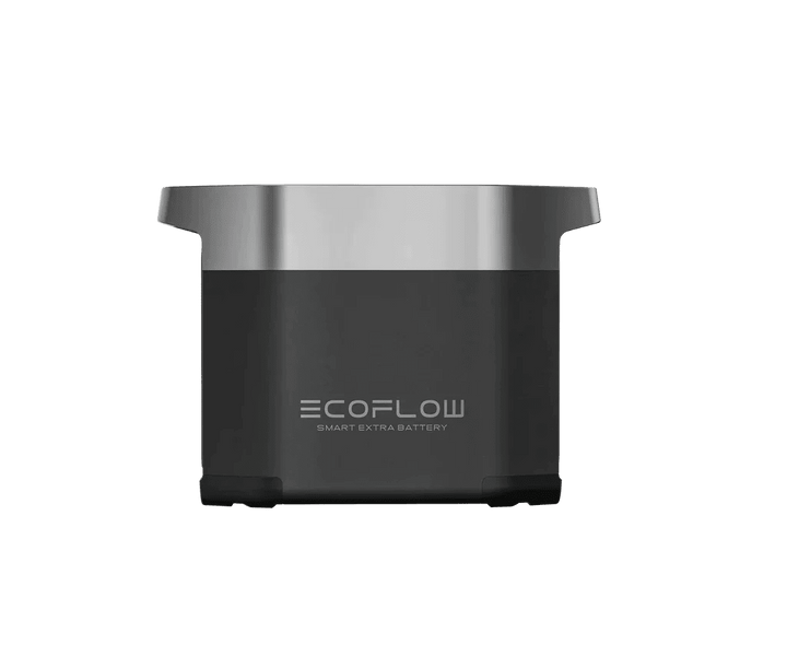 EcoFlow DELTA 2 Extra Battery 1024Wh portable power bank for outdoor and home use, showing the compact battery design.