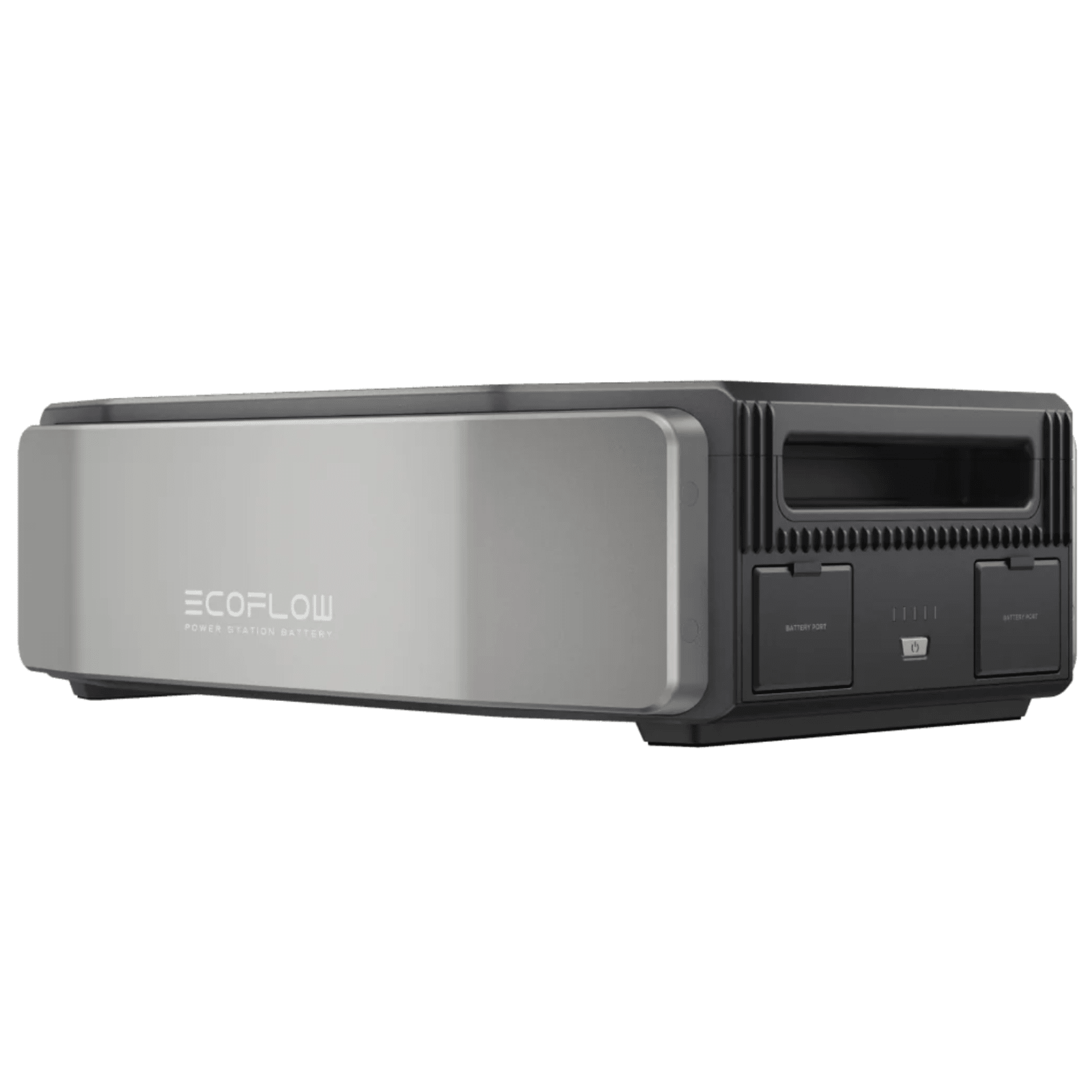 EcoFlow Delta Pro Ultra batteries, 6kWh portable energy storage, showing two compact, high-capacity battery units for backup power.