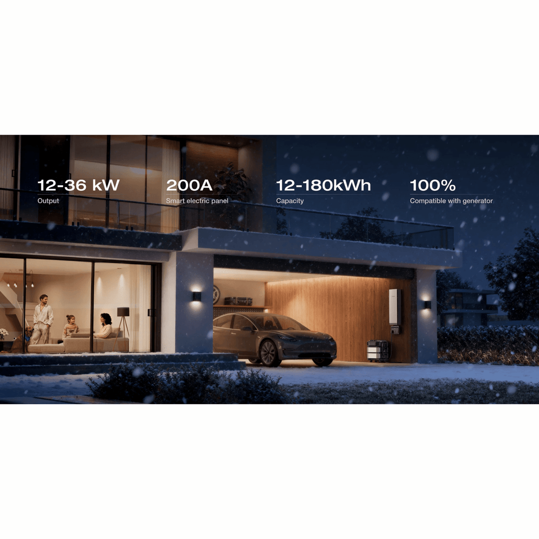 EcoFlow DELTA Pro Ultra X smart extra battery with 2048Wh capacity, portable power supply for backup and off-grid use.
