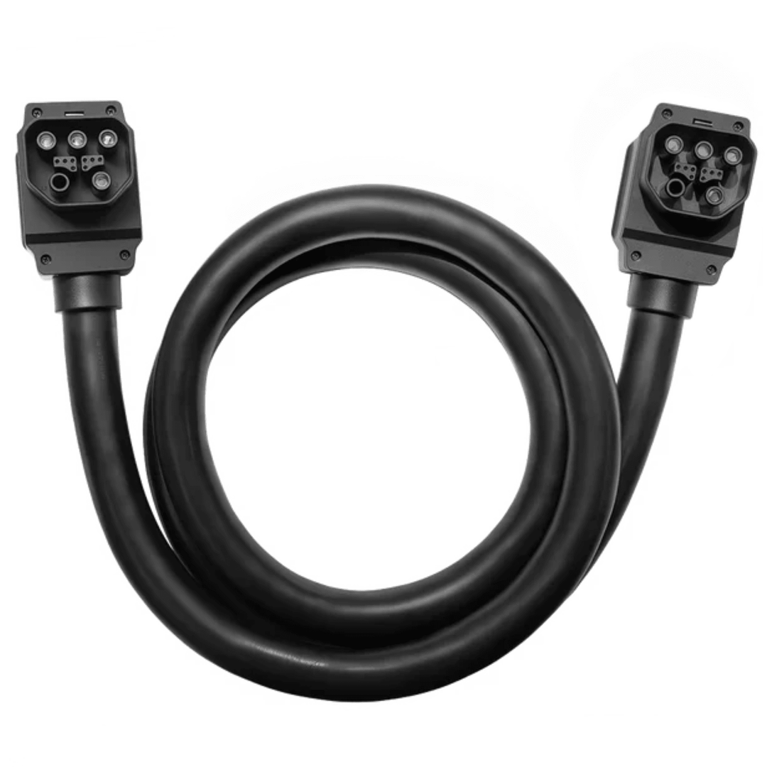 EcoFlow Smart Inlet Box Connection Cable 5P8 to 5P8 port power cord, flexible and durable electrical connection for power devices.