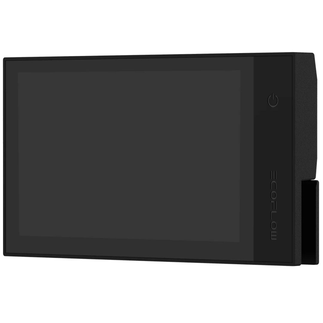 EcoFlow Power Kit Console energy management system for home and off-grid use, shown in black with digital display and control buttons.