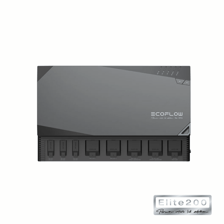 EcoFlow Power Auto Kit 5kVA 48V solar system console with high efficiency backup for RV and off-grid energy solutions.