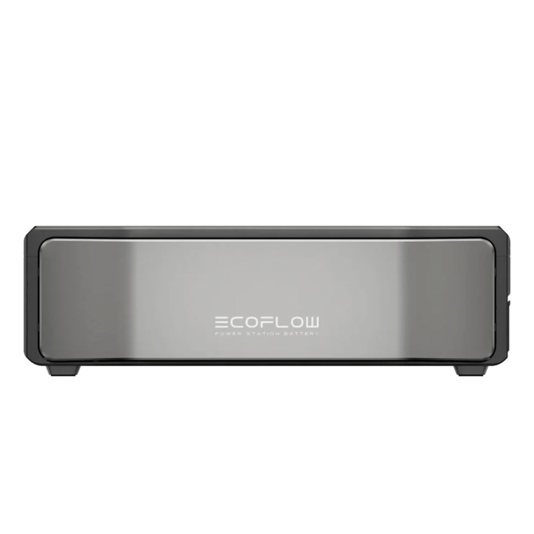 EcoFlow Delta Pro Ultra inverter with battery and smart home panel, portable power source for home and outdoor use.
