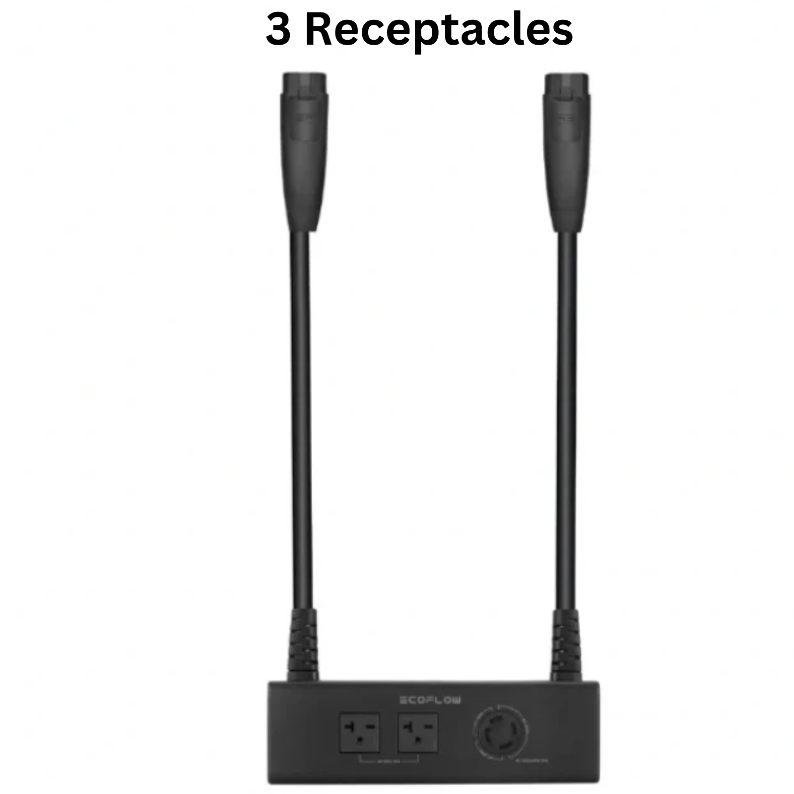 EcoFlow Double Voltage Hub with 3 Receptacles for DELTA Pro, featuring dual outputs for efficient power use.