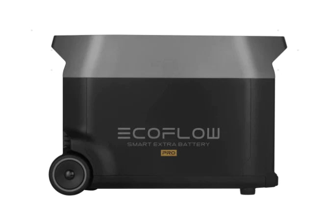 EcoFlow DELTA Pro extra battery with 3600Wh capacity, designed for use with the EcoFlow Delta Pro portable power station.
