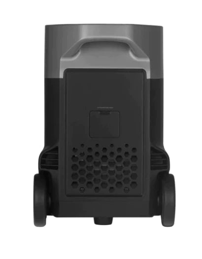 EcoFlow DELTA Pro Extra Battery 3600Wh for portable energy storage, shown with connection ports and compact design.