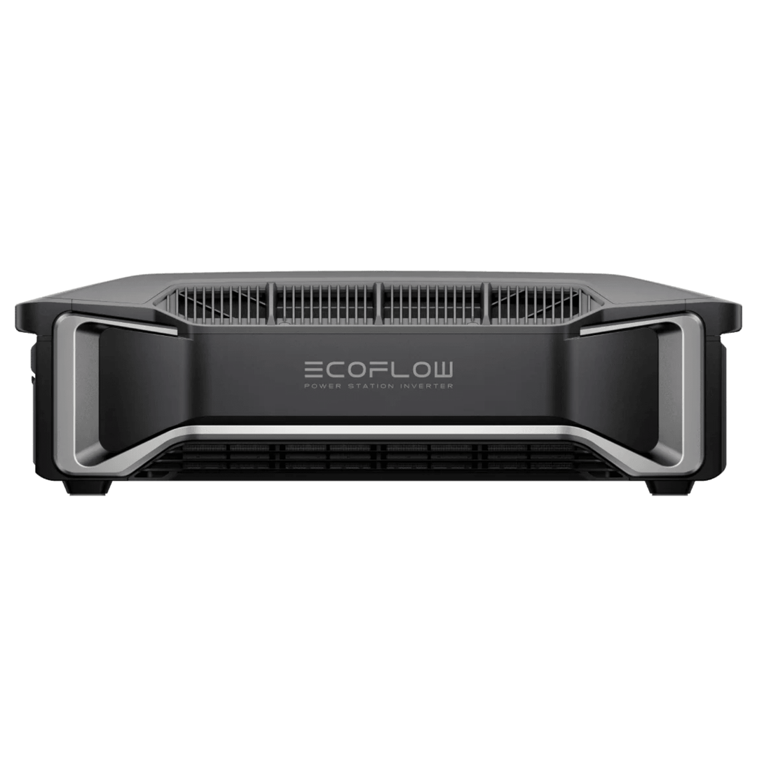 EcoFlow DELTA Pro Ultra inverter unit providing high power backup, showcasing its compact design and multiple outlets for versatile energy.