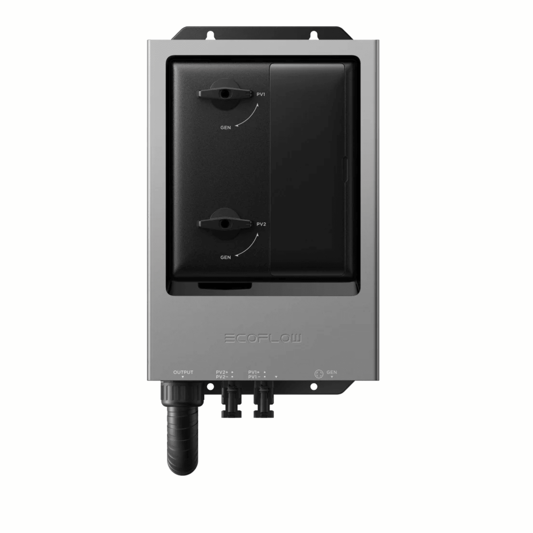 EcoFlow FlowMaster generator rectifier for portable EV chargers, converting 12kW AC to DC for Delta Pro Ultra X.
