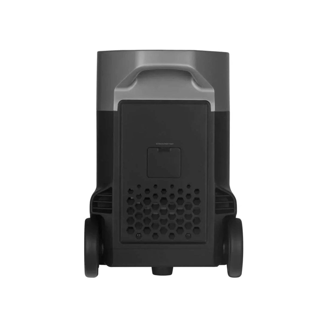 EcoFlow DELTA Pro portable power station with extra battery and 400W solar panel, 3600Wh capacity for outdoor energy needs