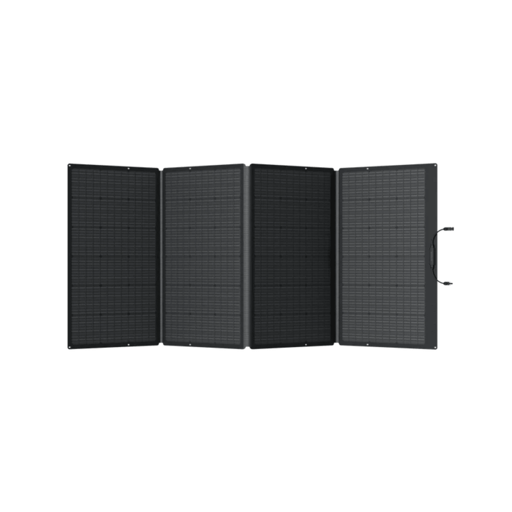 EcoFlow Delta Pro Ultra portable power stations with 10 batteries, Smart Panel 2, and 16x400W solar panels for off-grid energy.