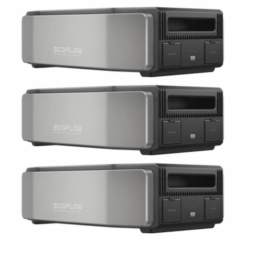 EcoFlow DELTA Pro Ultra portable power station with three 18kWh batteries for reliable energy storage and portable power.