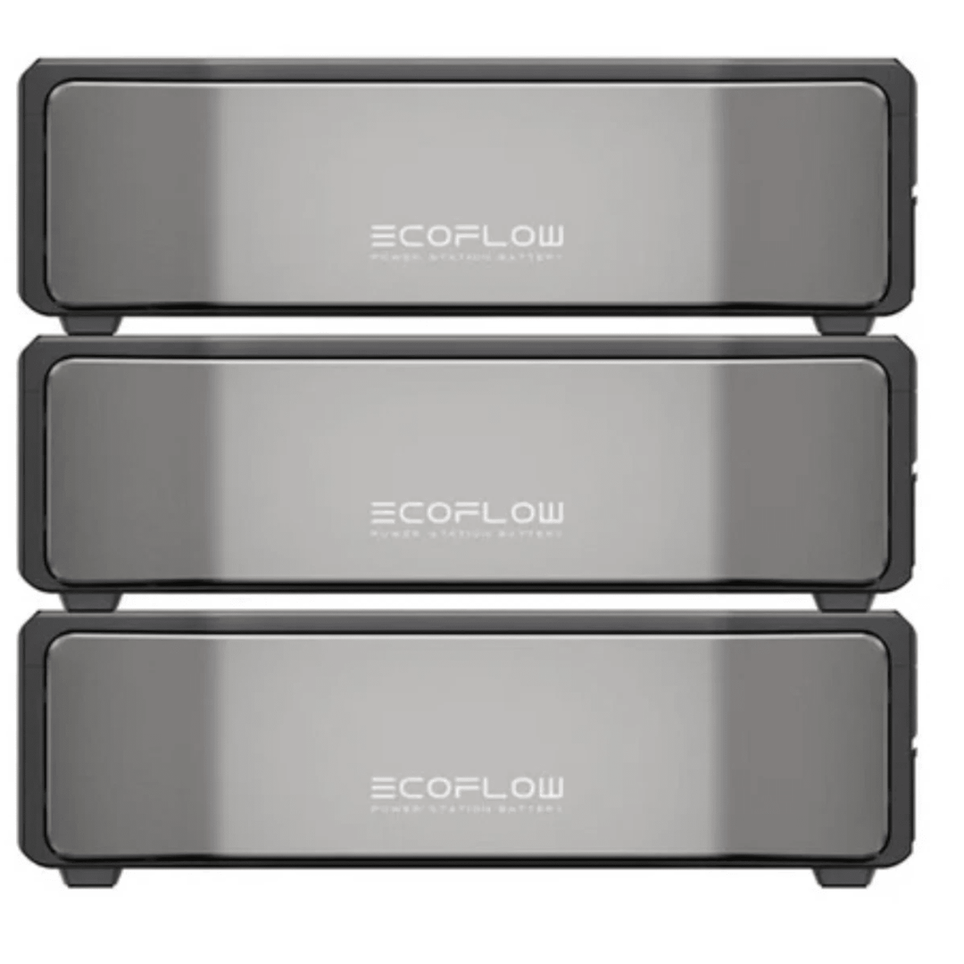 EcoFlow DELTA Pro Ultra portable power station with three 18kWh batteries for reliable energy storage and mobile power.