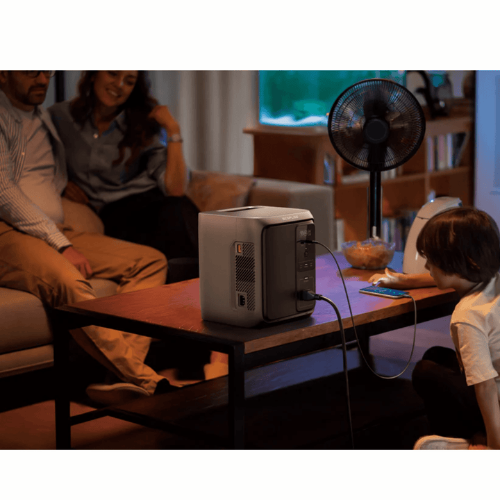 EcoFlow DELTA 3 1000 Air portable power station with 500W AC output, 800W surge, and 960Wh capacity.