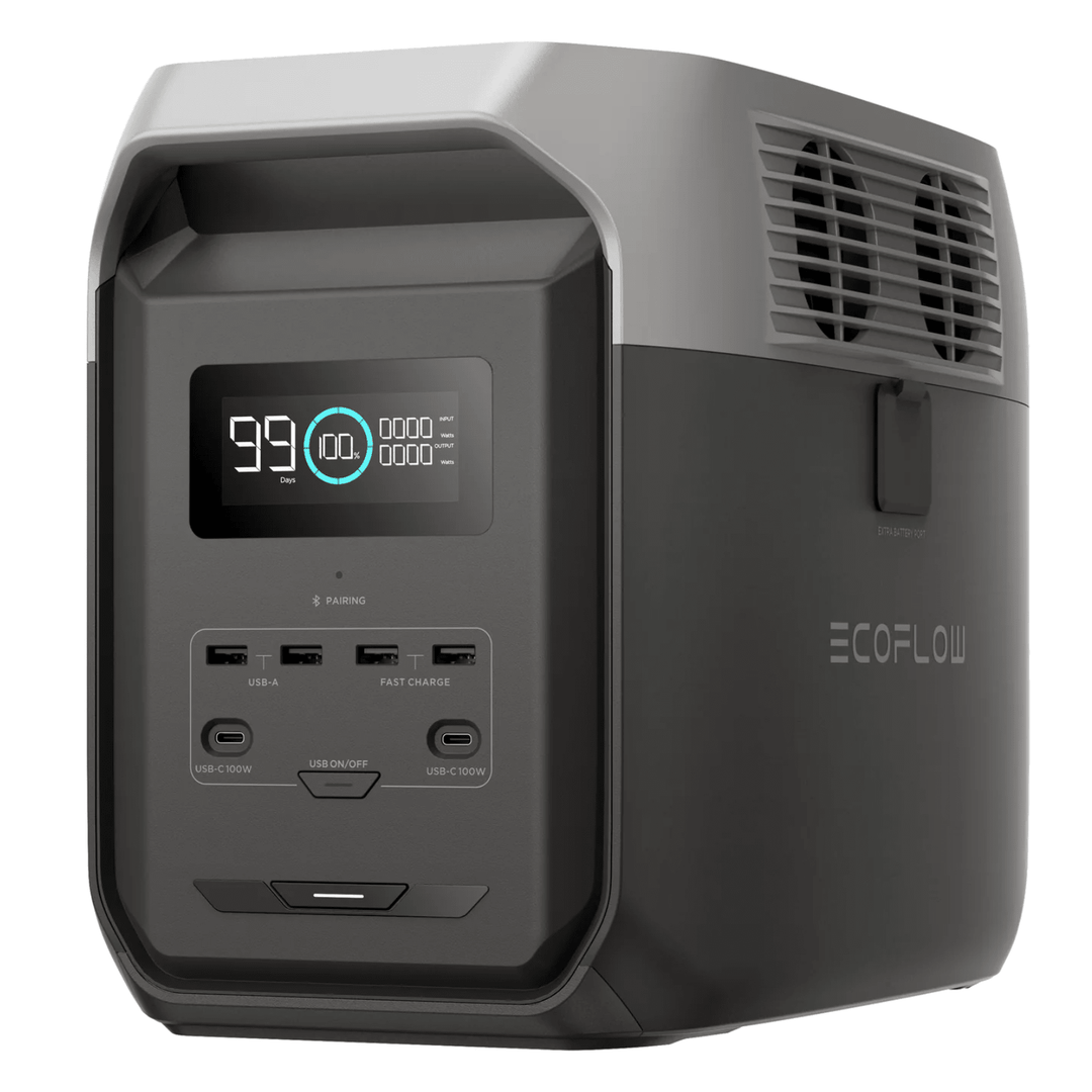 EcoFlow DELTA 3 1500W Portable Power Station Gray 1.5 to 5.5kWh Capacity - POWER FIT SHOP — Powering Preparedness, Health &amp; Home