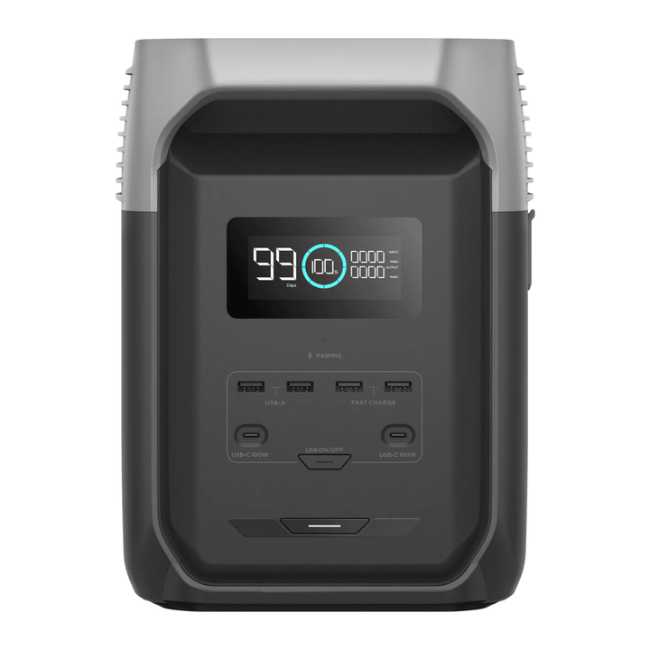 EcoFlow DELTA 3 1500W Portable Power Station Gray 1.5 to 5.5kWh Capacity - POWER FIT SHOP — Powering Preparedness, Health &amp; Home