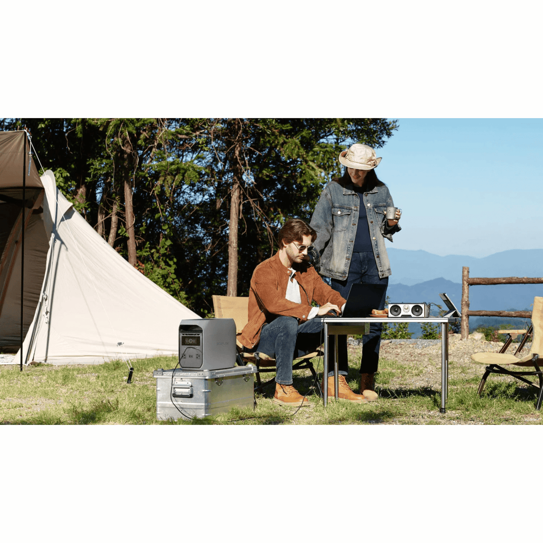 EcoFlow DELTA 3 Classic Portable Power Station with 1024Wh energy capacity, compact design, and multiple output ports.