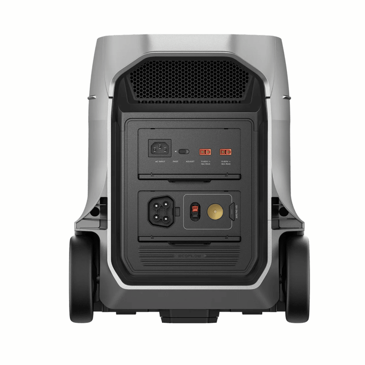 EcoFlow DELTA 3 Ultra Plus portable power station with 3072Wh capacity, featuring multiple outlets and expandable design.