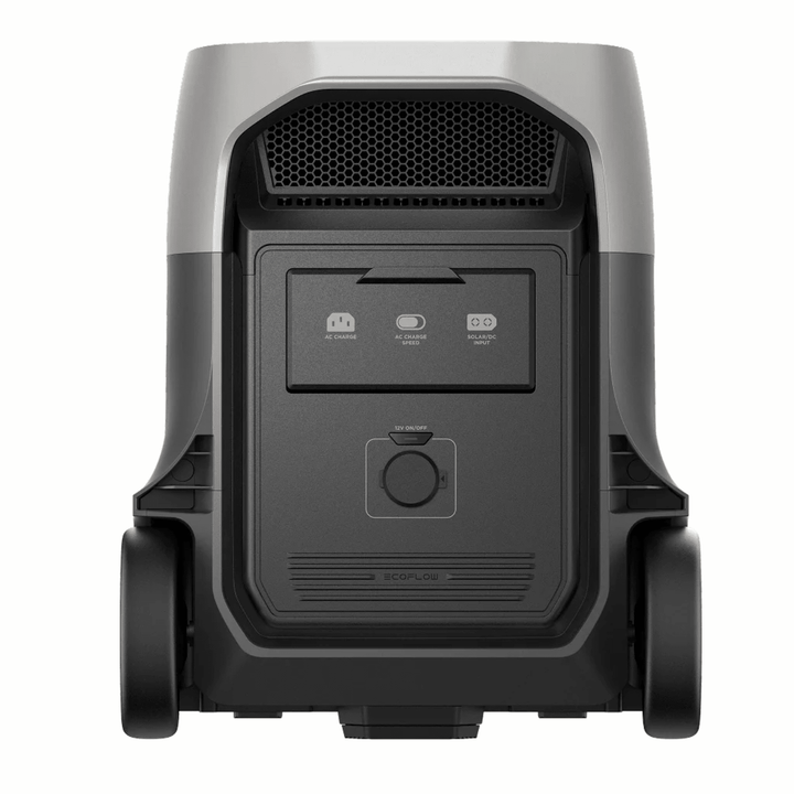 EcoFlow DELTA 3 Ultra Plus portable power station with 3072Wh capacity and expandable design, shown with multiple power outlets.