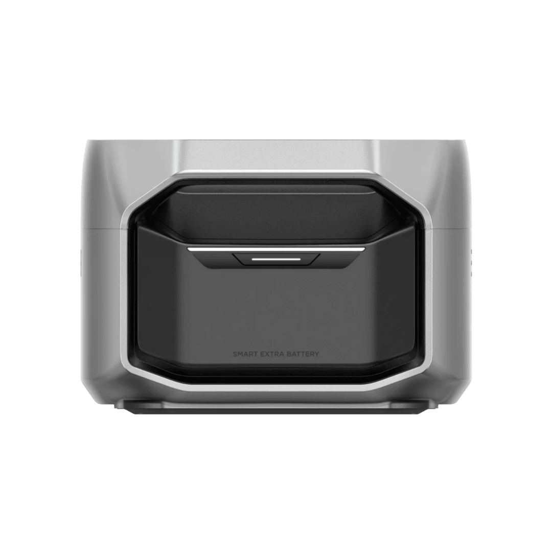 EcoFlow DELTA Pro 3 LFP Smart Extra Battery portable power station with 4096Wh capacity and rugged design.